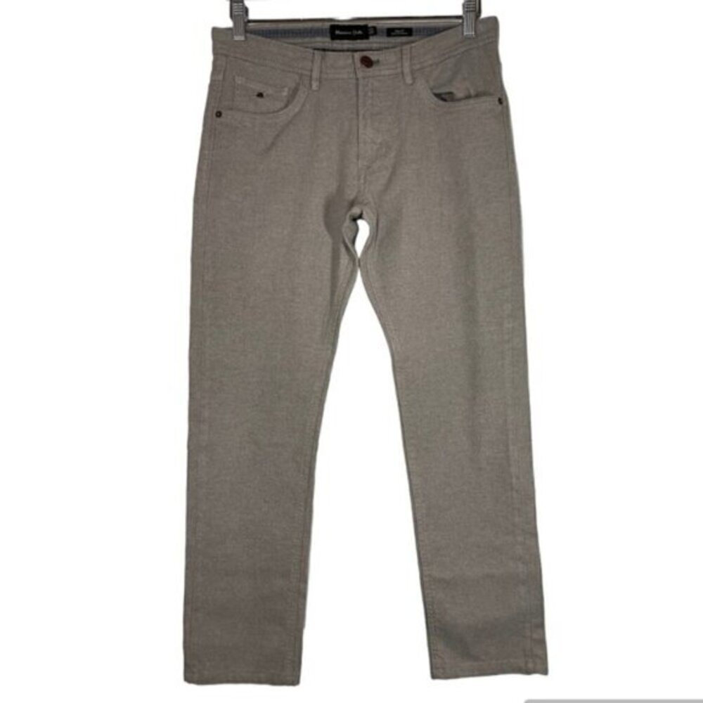 Massimo Dutti Slim Fit Straight Leg Pants size 30